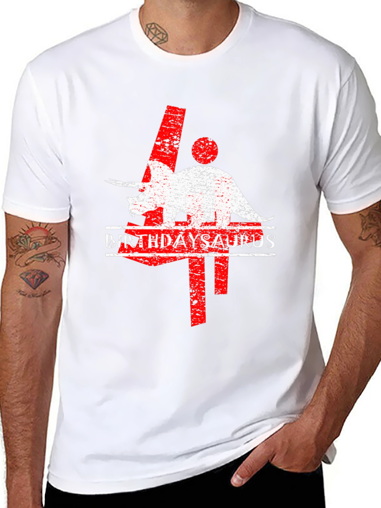 Birthday Triceratops Dinosaur T-Shirt