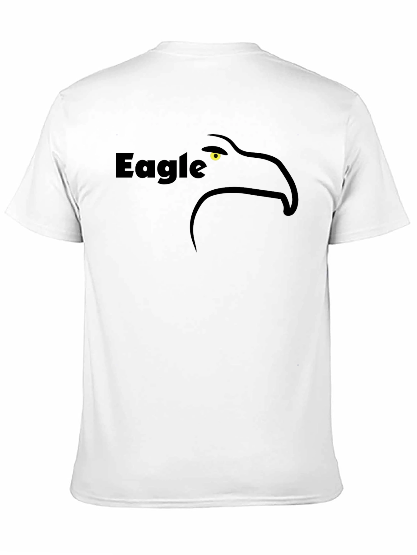 Eagle Graphic T-Shirt - Black Cotton Tee