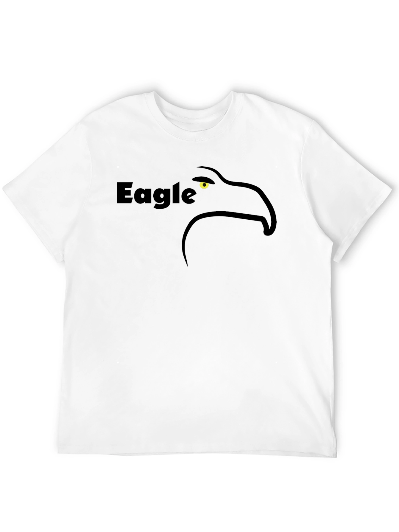 Eagle Graphic T-Shirt - Black Cotton Tee