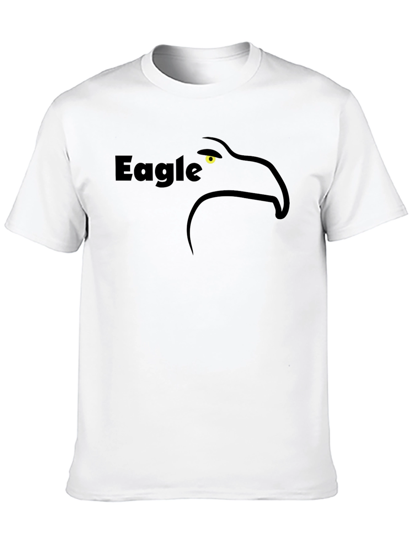 Eagle Graphic T-Shirt - Black Cotton Tee