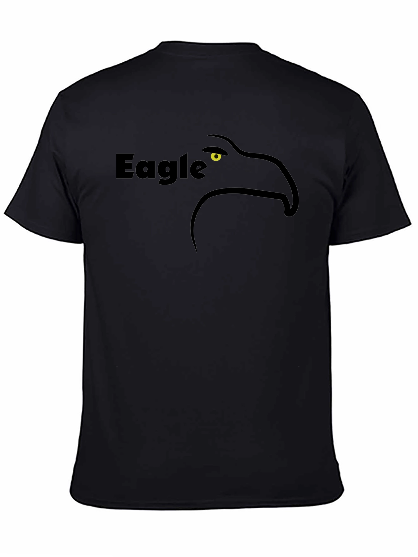 Eagle Graphic T-Shirt - Black Cotton Tee