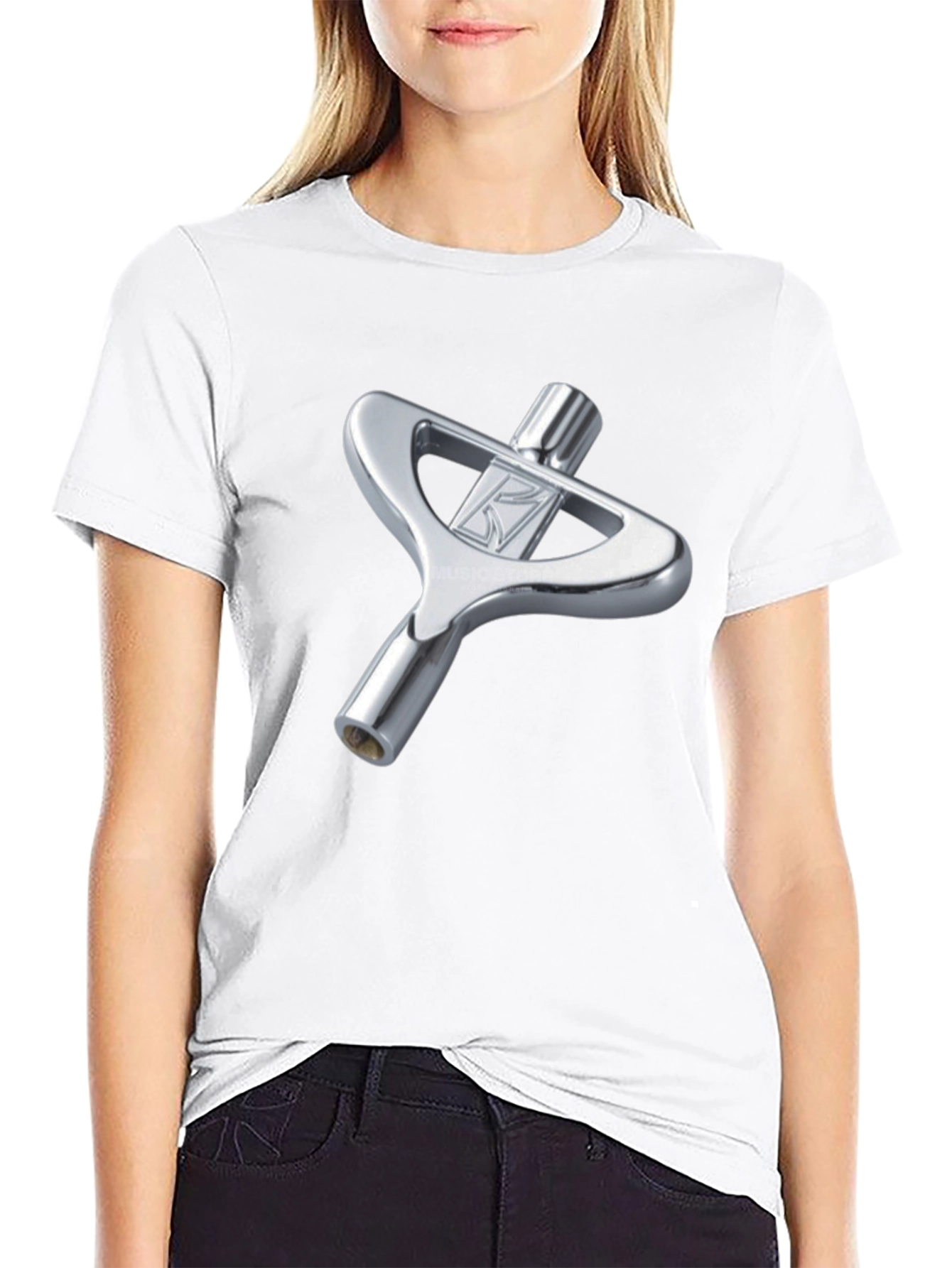 Drum Key Graphic Tee - Music Lover T-Shirt