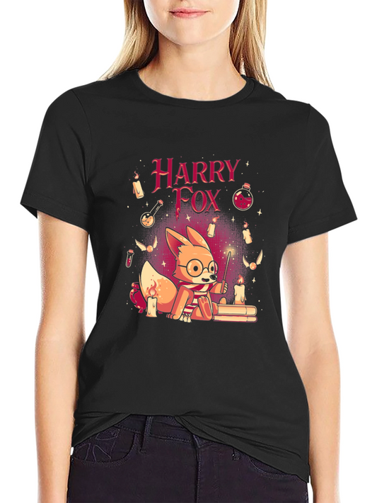 Harry Fox T-Shirt - Wizard Fox Design