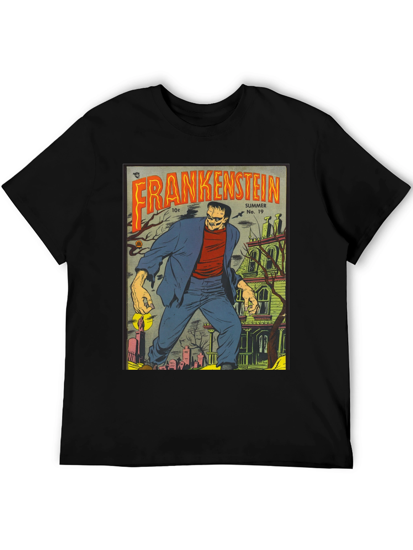 Frankenstein Comic T-Shirt