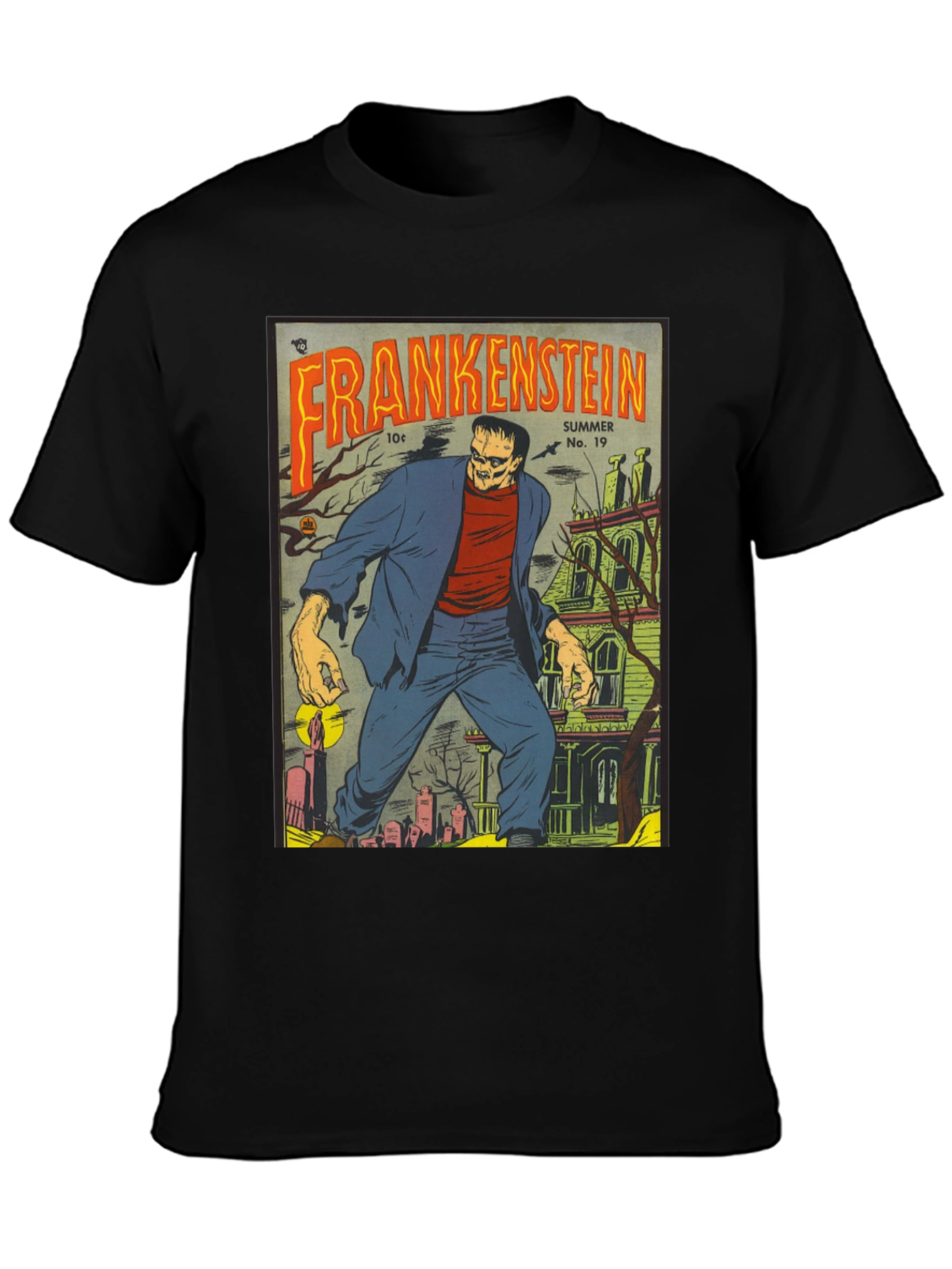 Frankenstein Comic T-Shirt