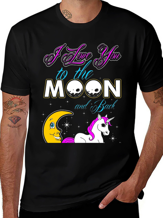 I Love You to the Moon & Back Unicorn T-Shirt