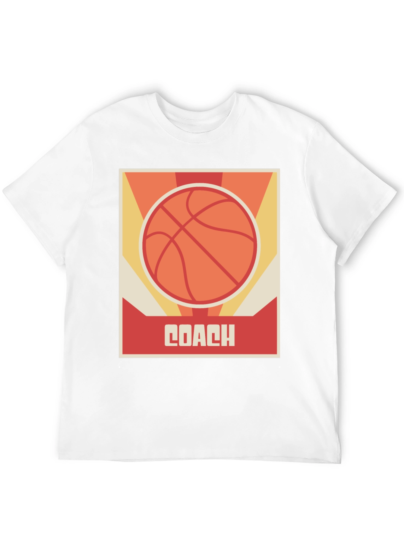 Basketball Coach Graphic T-Shirt - Sports Fan Apparel