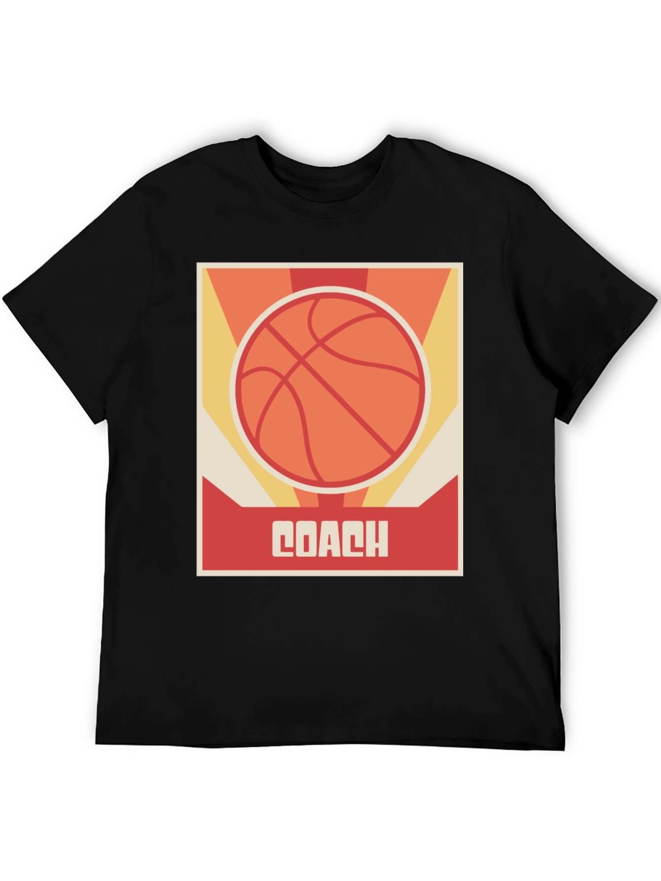 Basketball Coach Graphic T-Shirt - Sports Fan Apparel