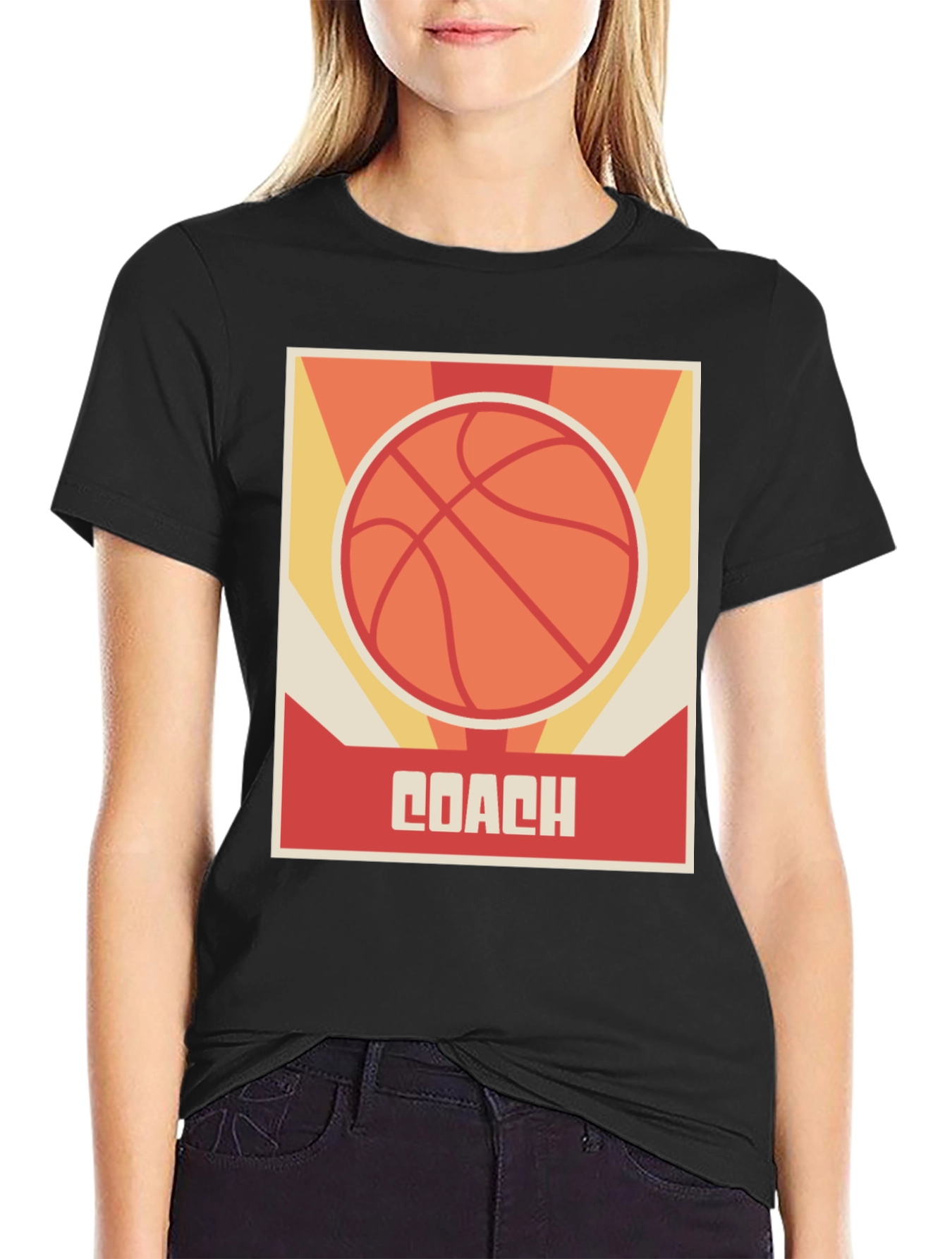 Basketball Coach Graphic T-Shirt - Sports Fan Apparel