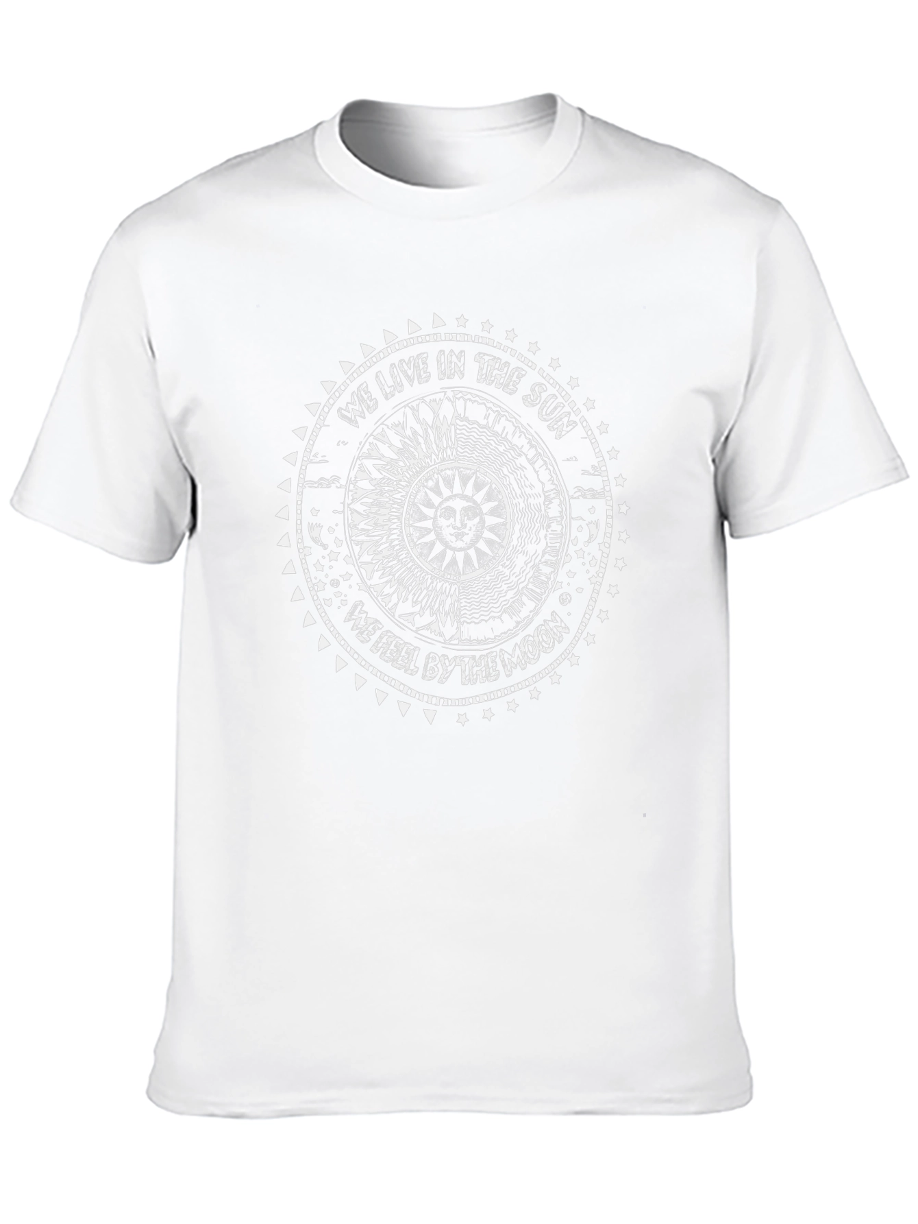 Sun & Moon Graphic Tee - Celestial Black T-Shirt