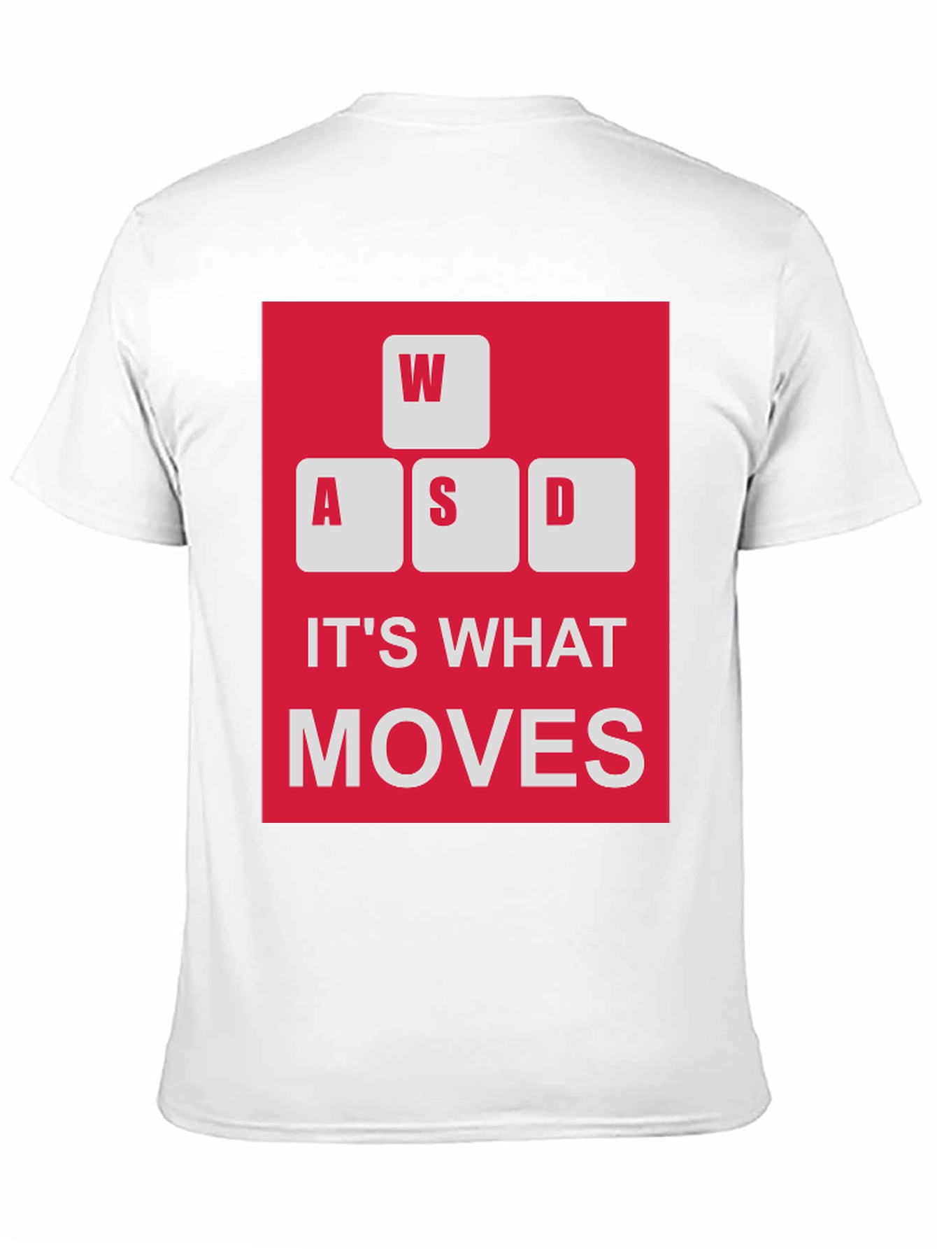 WASD Moves Gamer T-Shirt - Black Cotton Tee