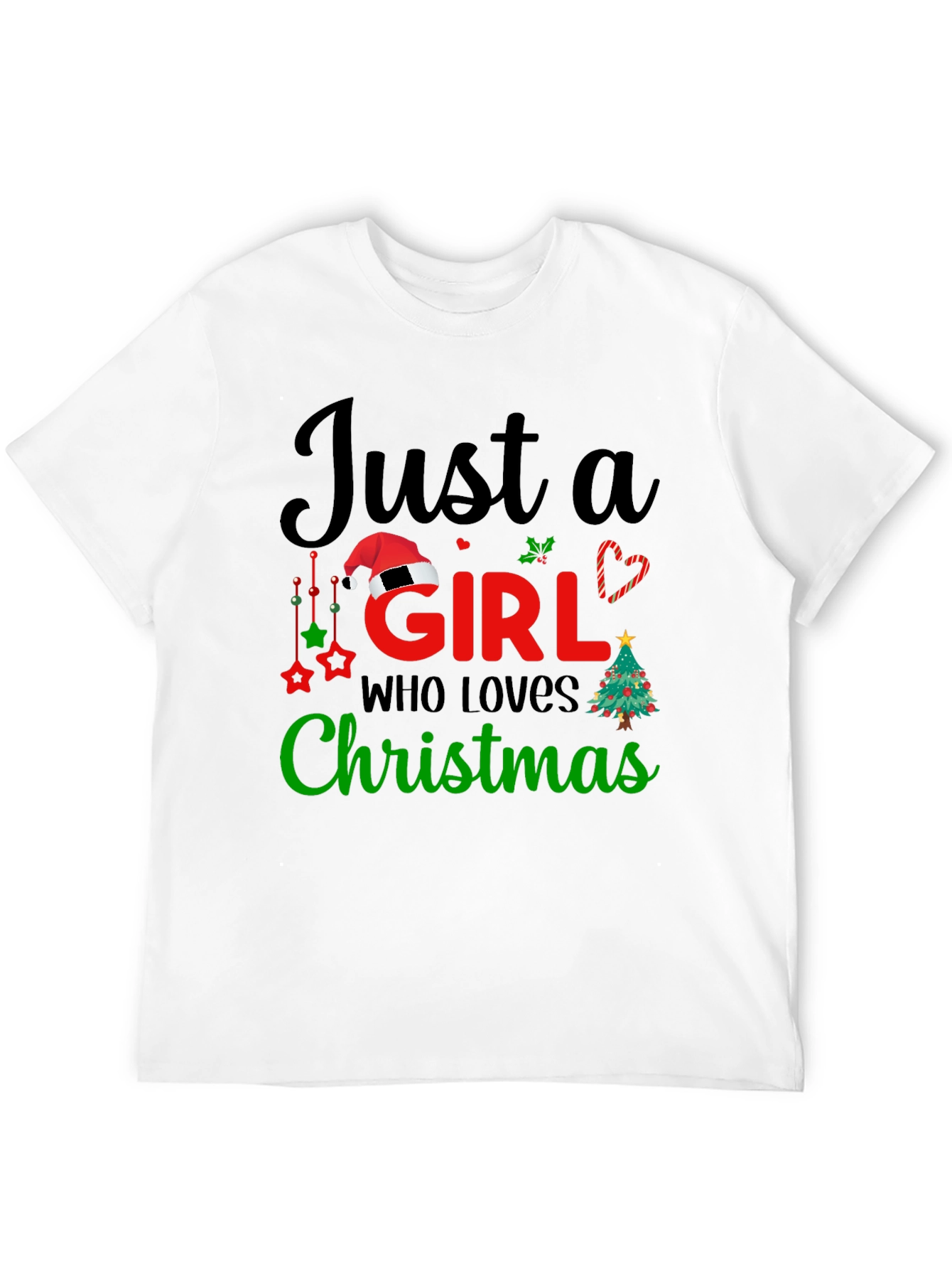 Just a Girl Who Loves Christmas T-Shirt
