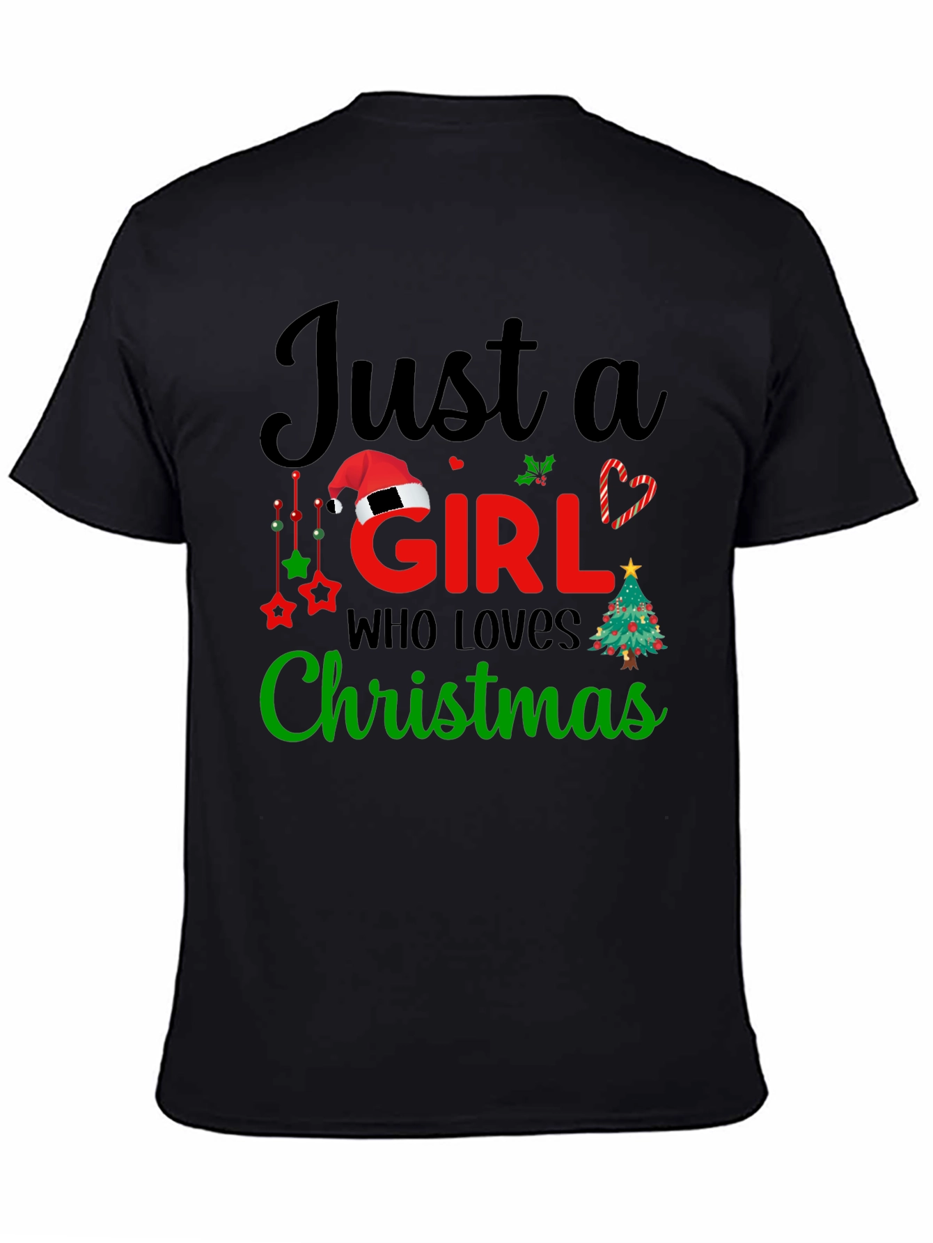 Just a Girl Who Loves Christmas T-Shirt