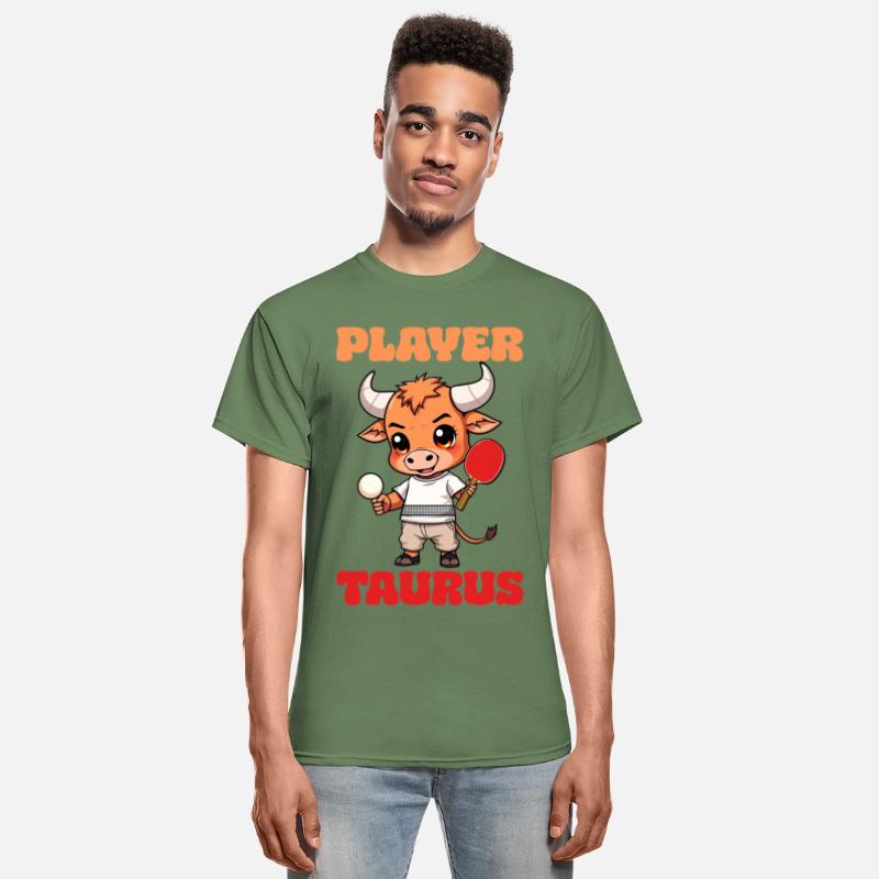 Table Tennis Player Taurus Zodiac Sign Ping-Pong