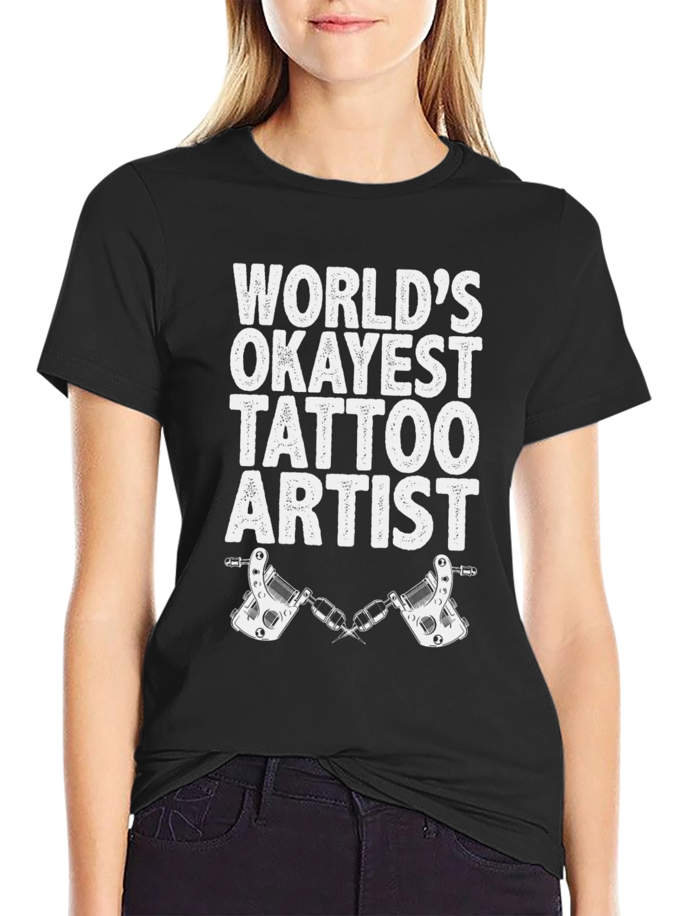 Worlds Okayest Tattoo Artist Graphic Tee