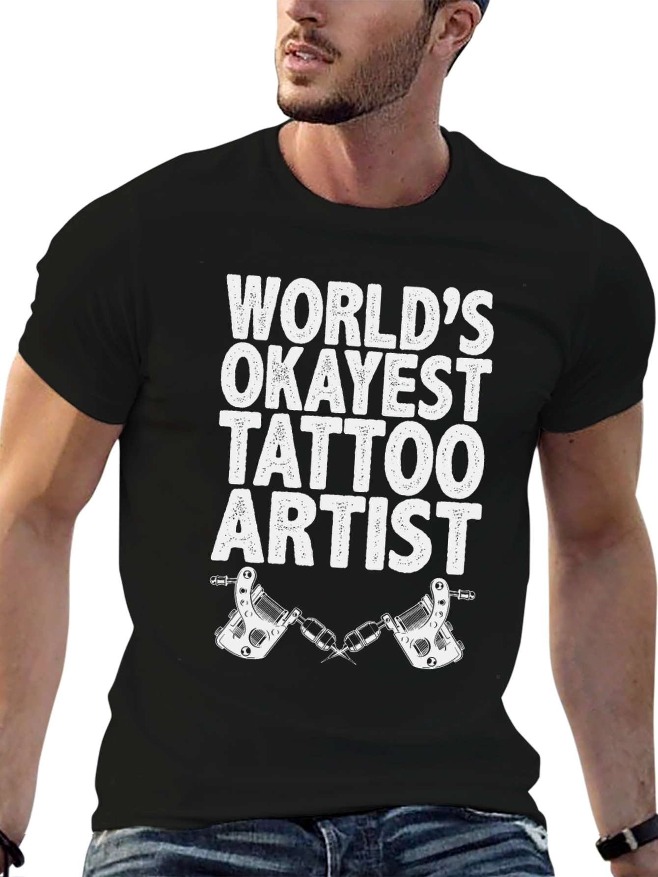 Worlds Okayest Tattoo Artist Graphic Tee