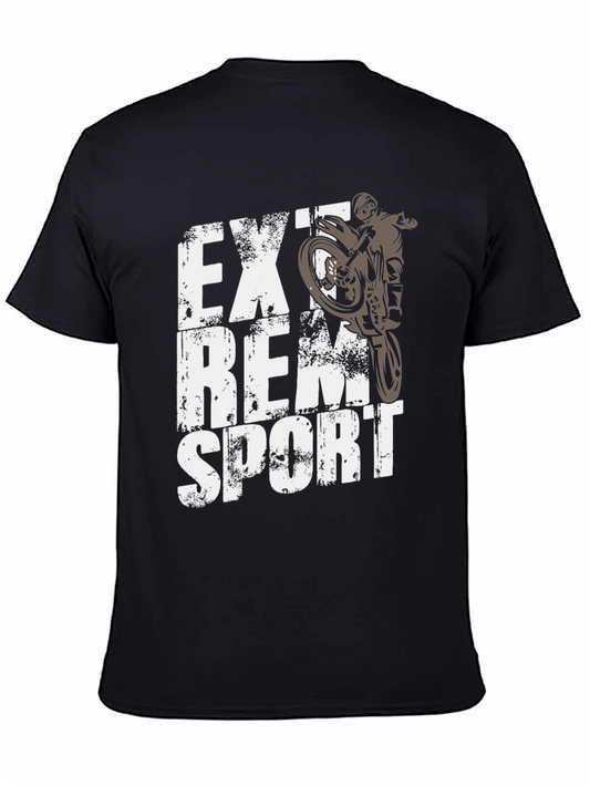 Extreme Sport Graphic Tee - Mens Black T-Shirt