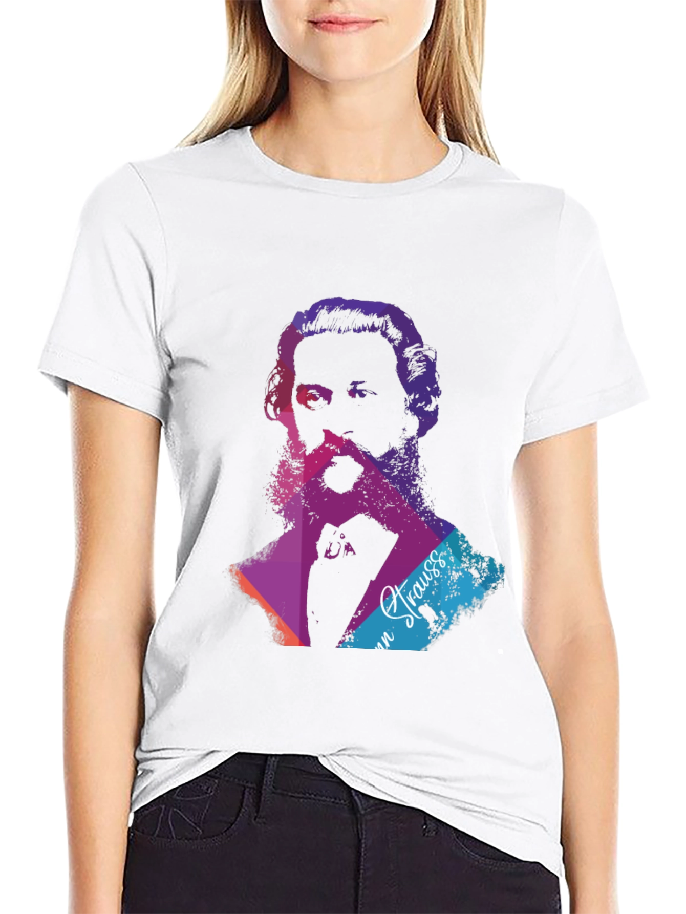 Johann Strauss Portrait T-Shirt - Graphic Tee