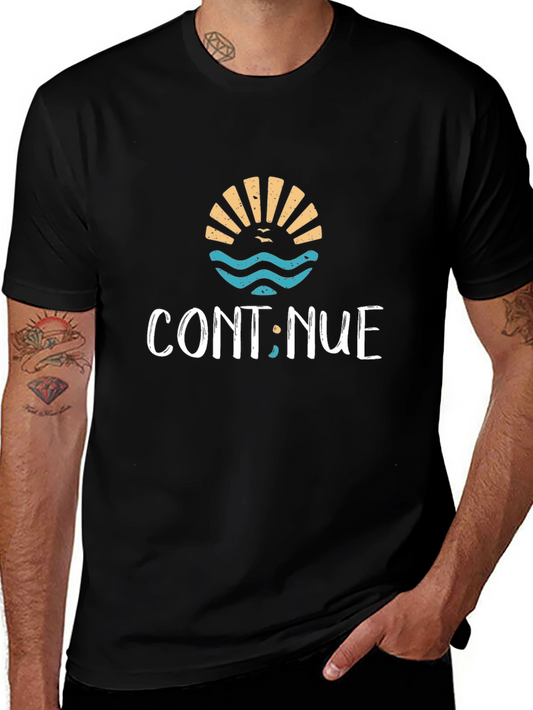 Continue Graphic Print T-Shirt