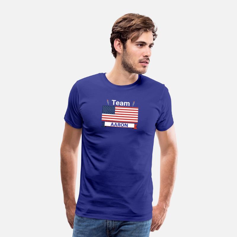 Team Aaron USA American Flag Stars Strip