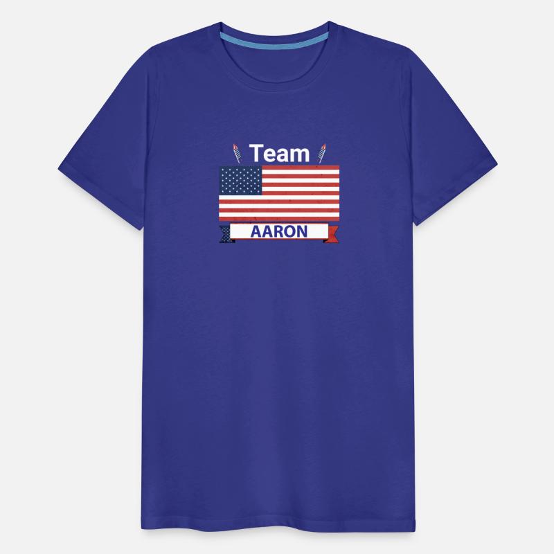 Team Aaron USA American Flag Stars Strip