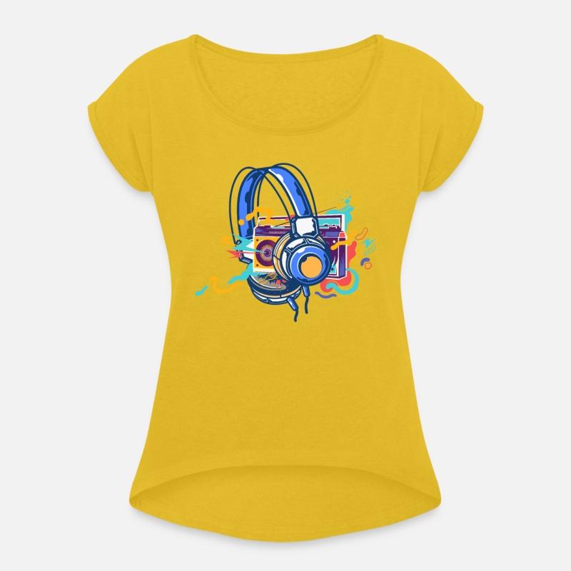 Techno Lover Vibrant Headphones Art