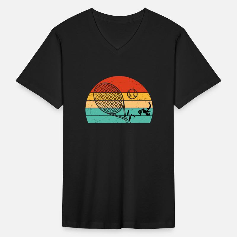 Tennis Heartbeat Gift and Present Funny Design