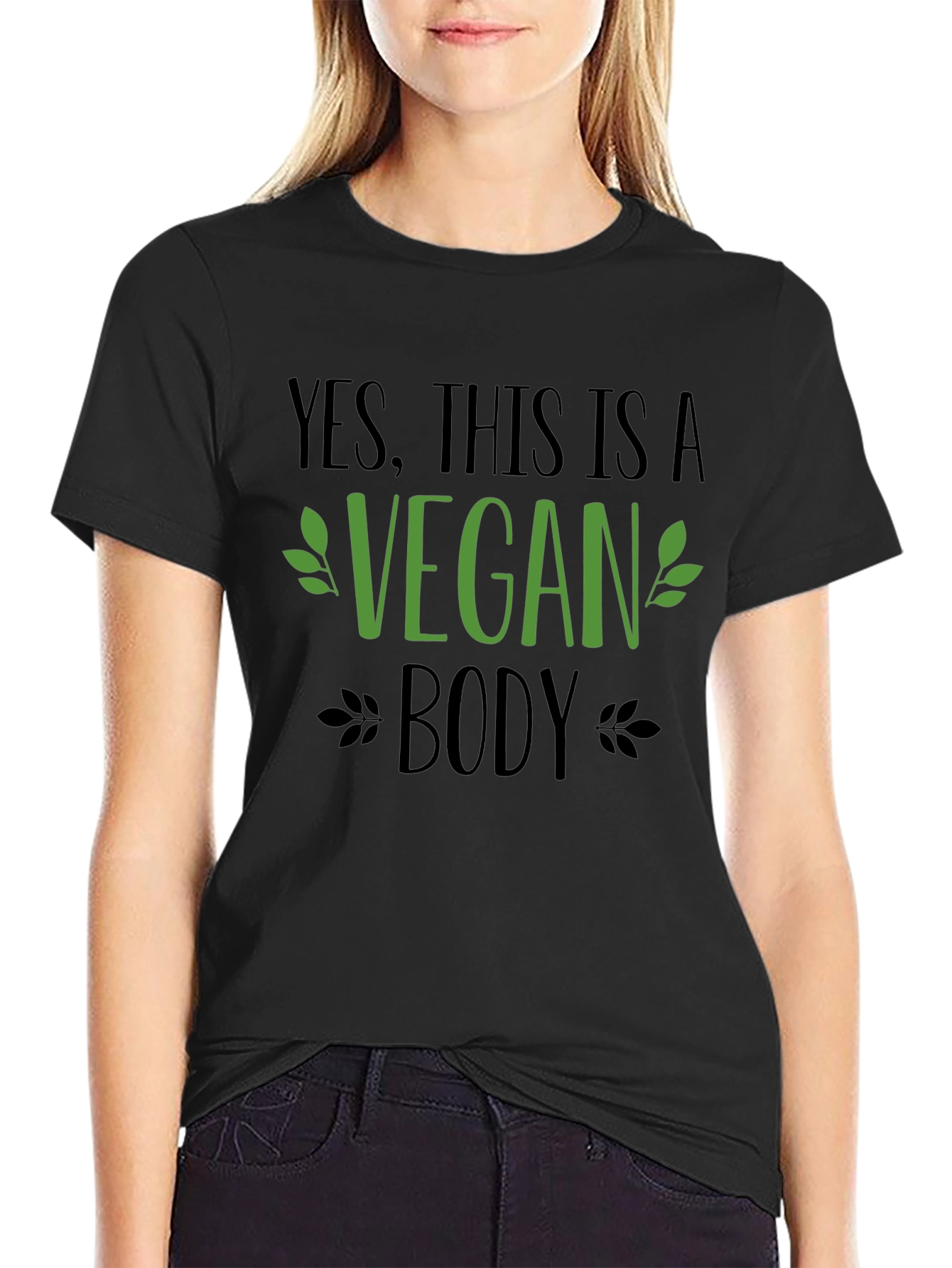 Vegan Body T-Shirt - Stylish Vegan Statement Tee