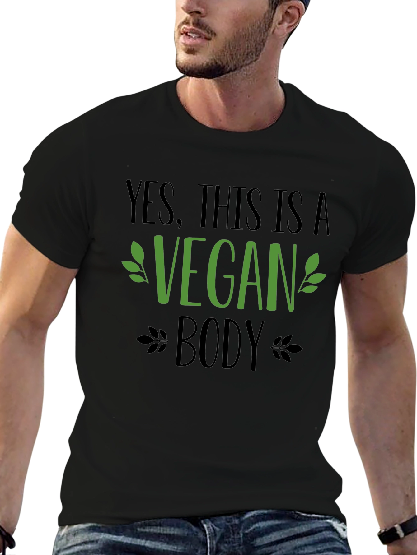 Vegan Body T-Shirt - Stylish Vegan Statement Tee
