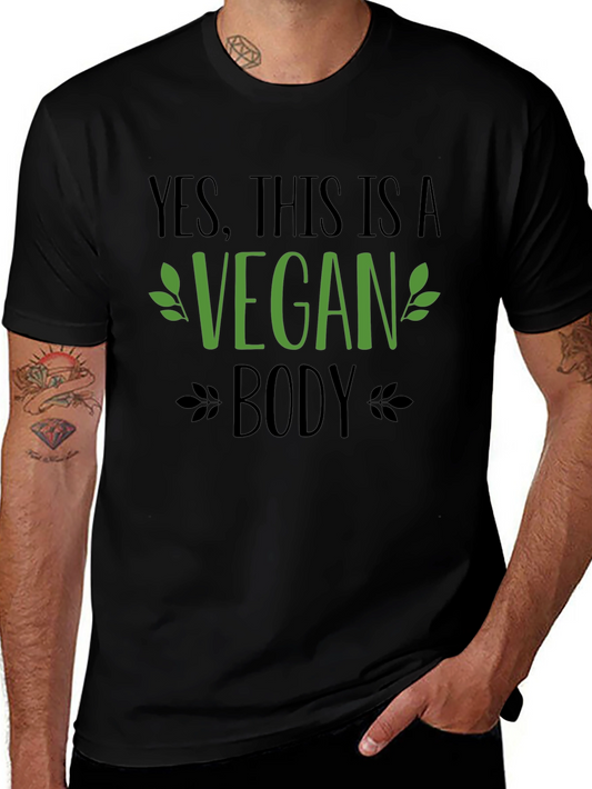 Vegan Body T-Shirt - Stylish Vegan Statement Tee