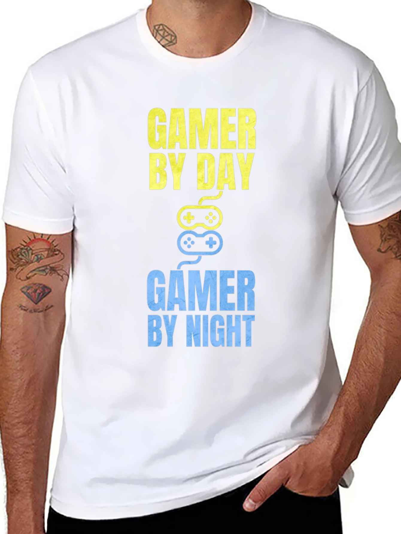 Gamer By Day Gamer By Night T-Shirt