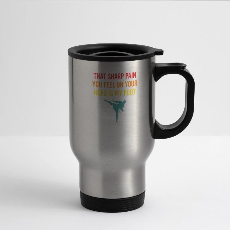 THAT SHARP PAIN YOU FEEL ON YOUR HEAD IS MY FOOT