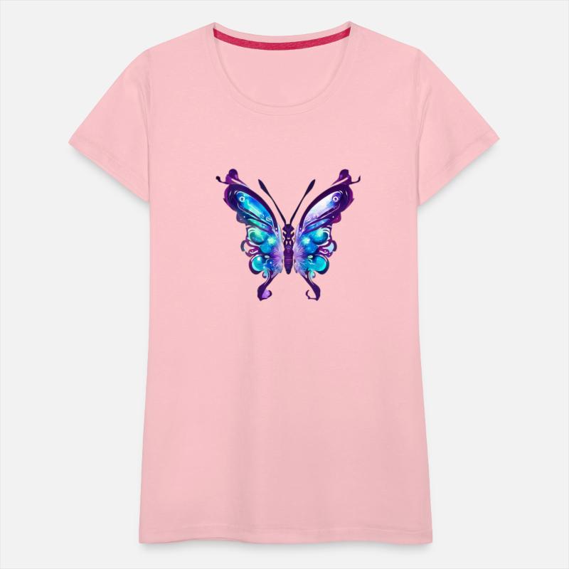 The beautiful space butterfly