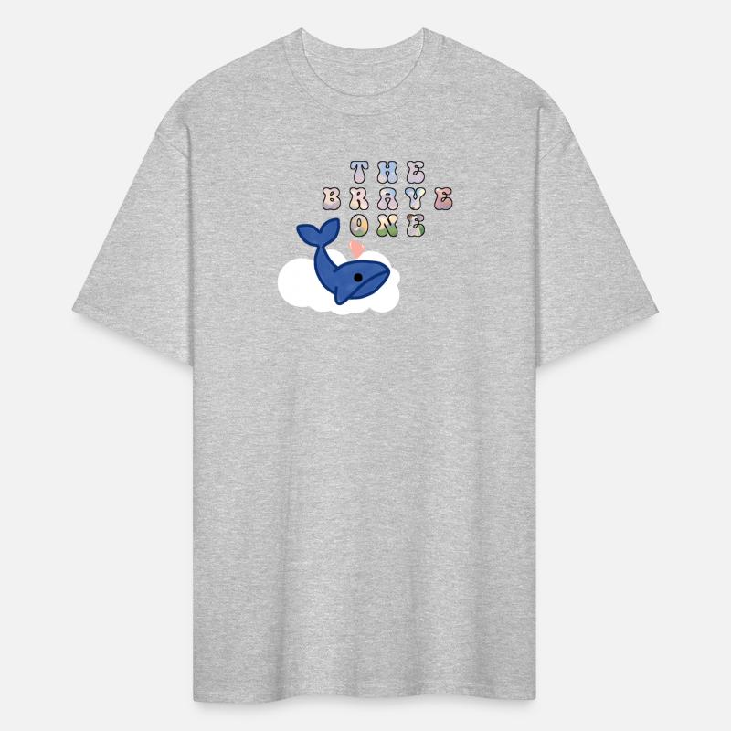 The brave one whale cute t-shirt