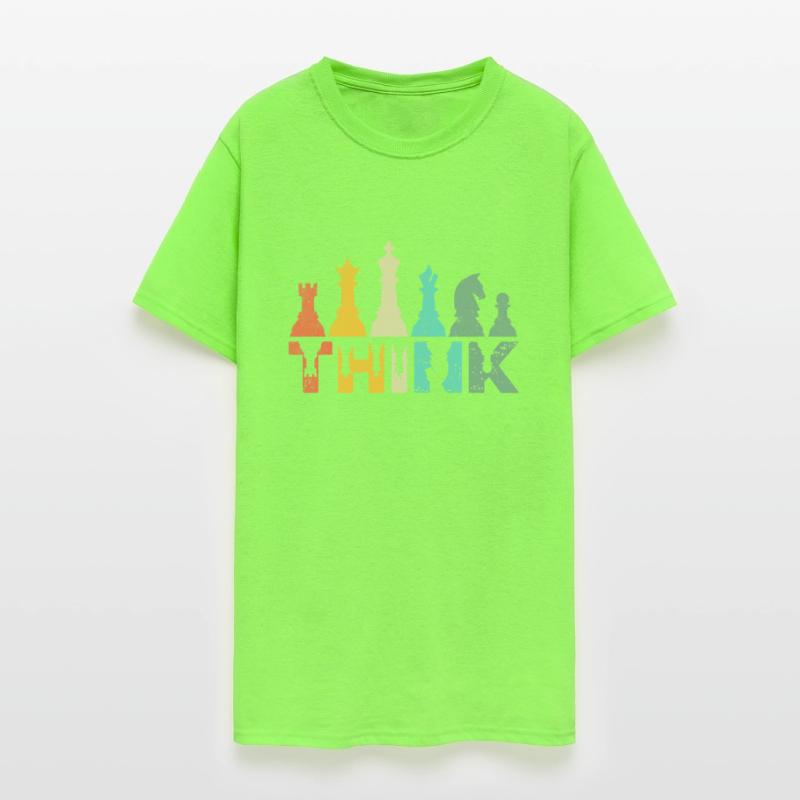 Think Retro Chess Vector Pieces Player Gift Chess