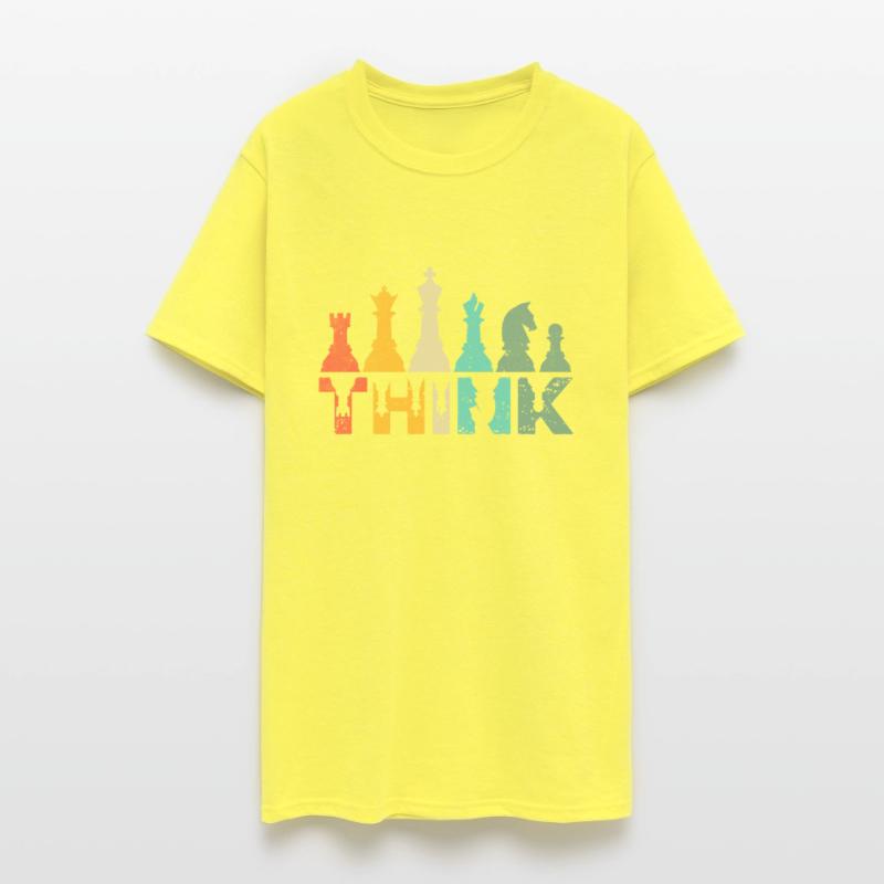 Think Retro Chess Vector Pieces Player Gift Chess
