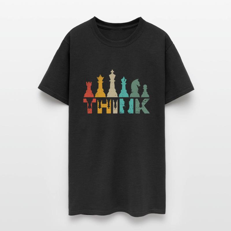 Think Retro Chess Vector Pieces Player Gift Chess