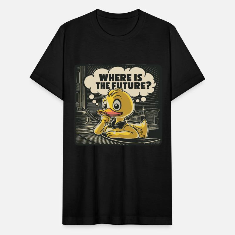 Thoughtful Yellow Plastic Duck Funny Duck