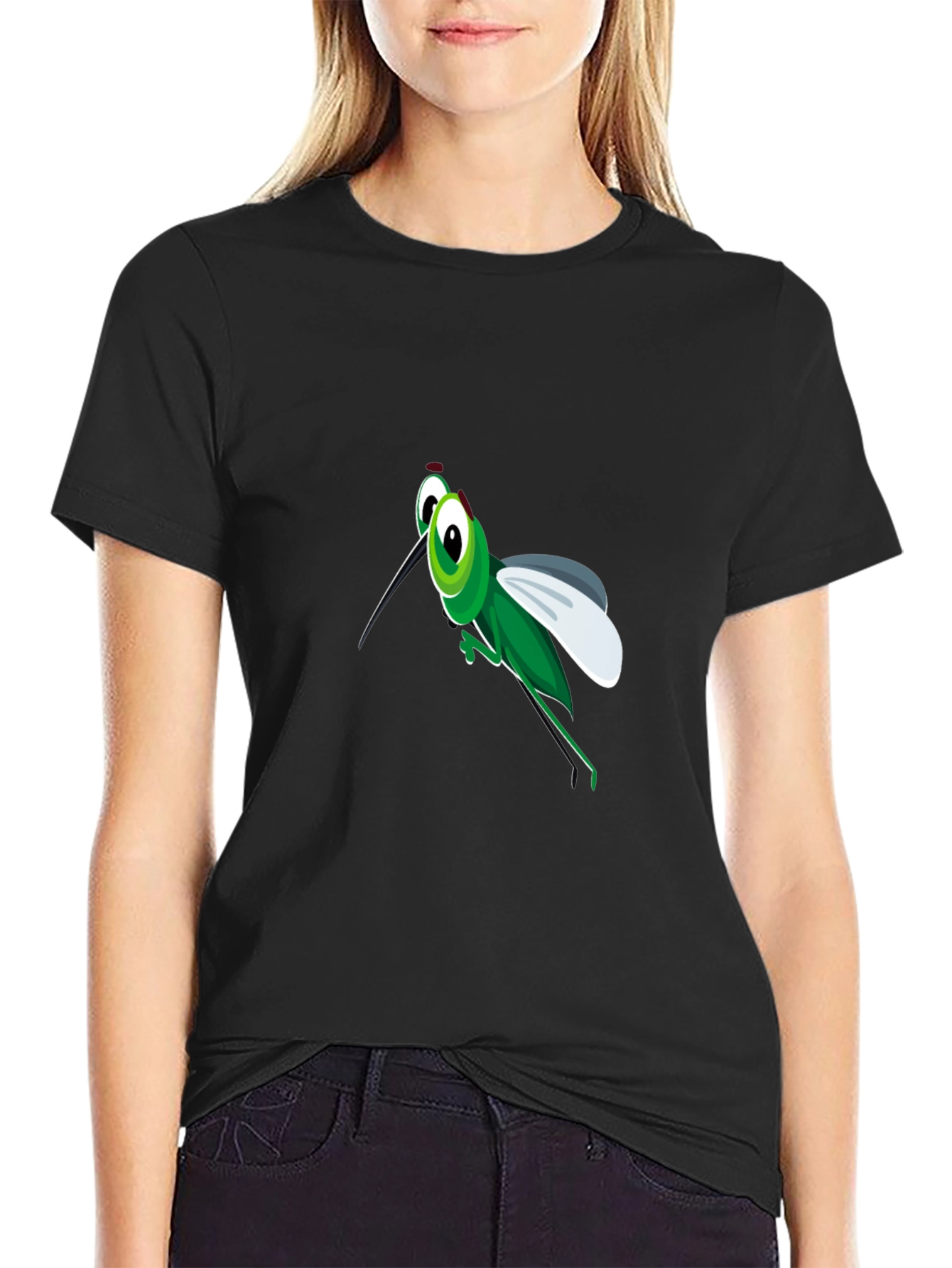 Insect Graphic Black T-Shirt