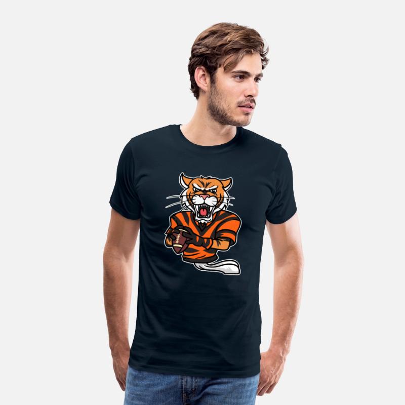 Tiger Football American Sport Match Active