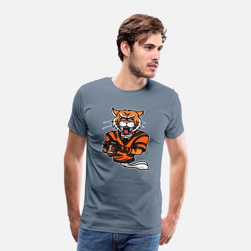 Tiger Football American Sport Match Active