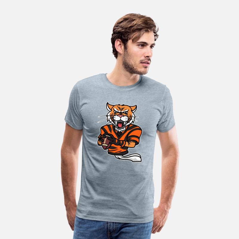 Tiger Football American Sport Match Active