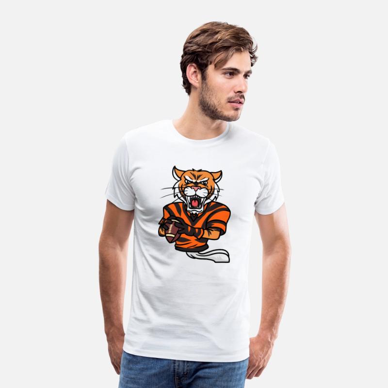Tiger Football American Sport Match Active