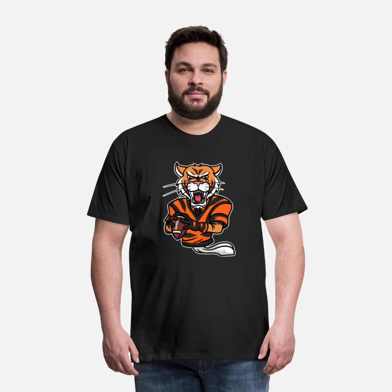 Tiger Football American Sport Match Active
