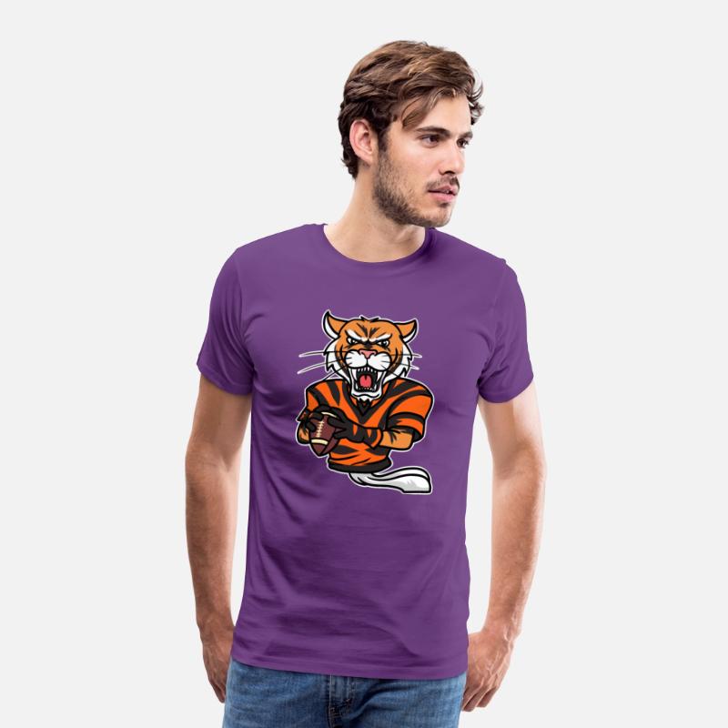 Tiger Football American Sport Match Active