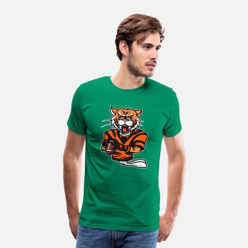 Tiger Football American Sport Match Active