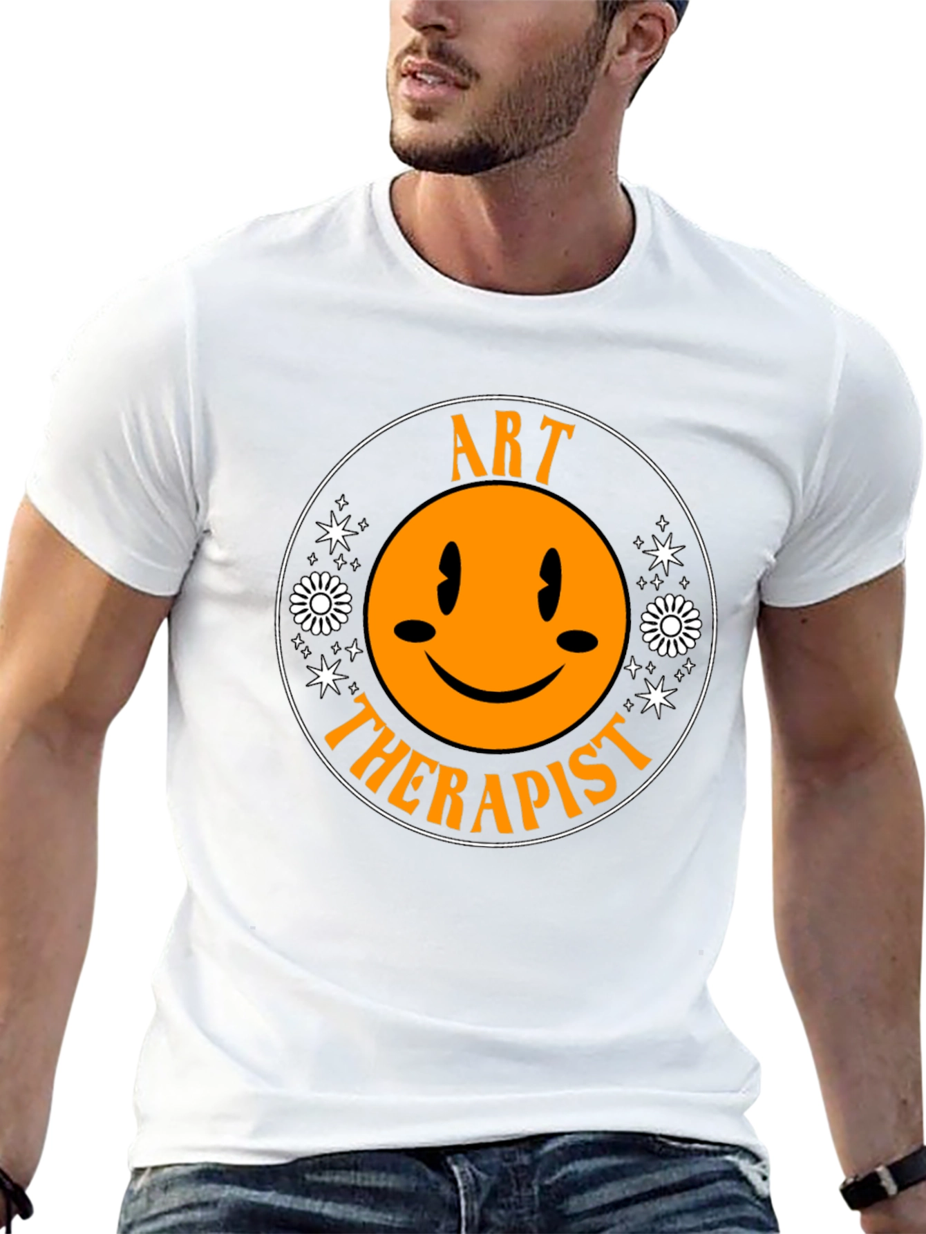 Art Therapist Smiley Face T-Shirt