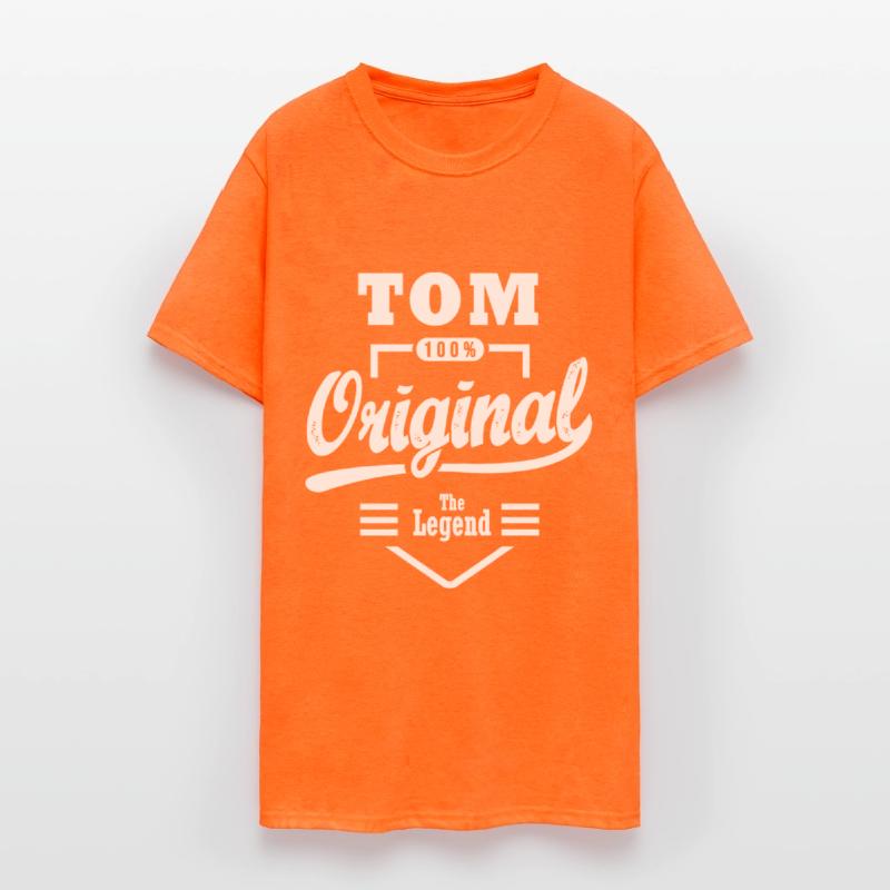 TOM ORIGINAL personalized tshirt first name tom