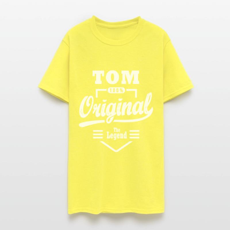 TOM ORIGINAL personalized tshirt first name tom