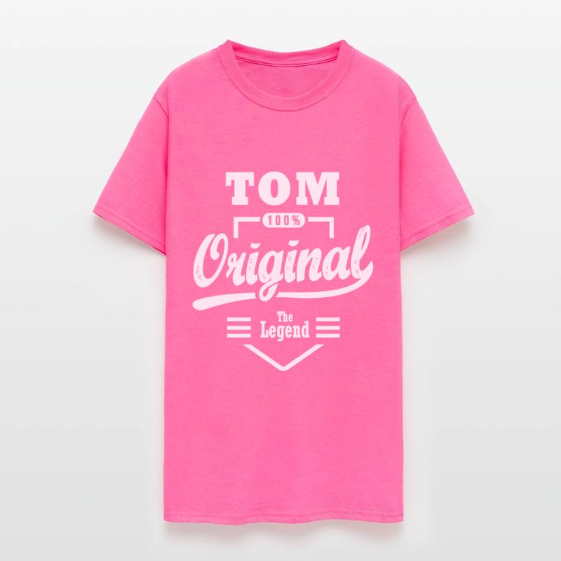 TOM ORIGINAL personalized tshirt first name tom